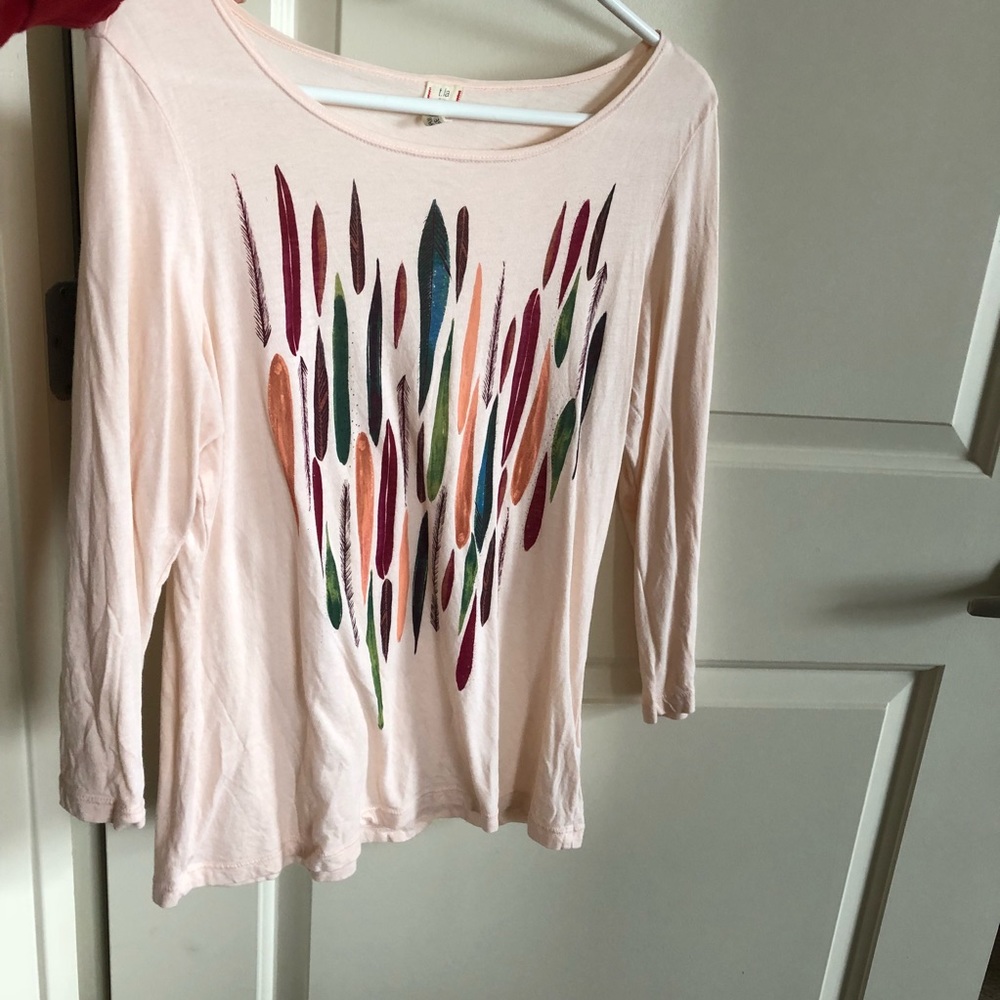 Anthro long sleeve tee